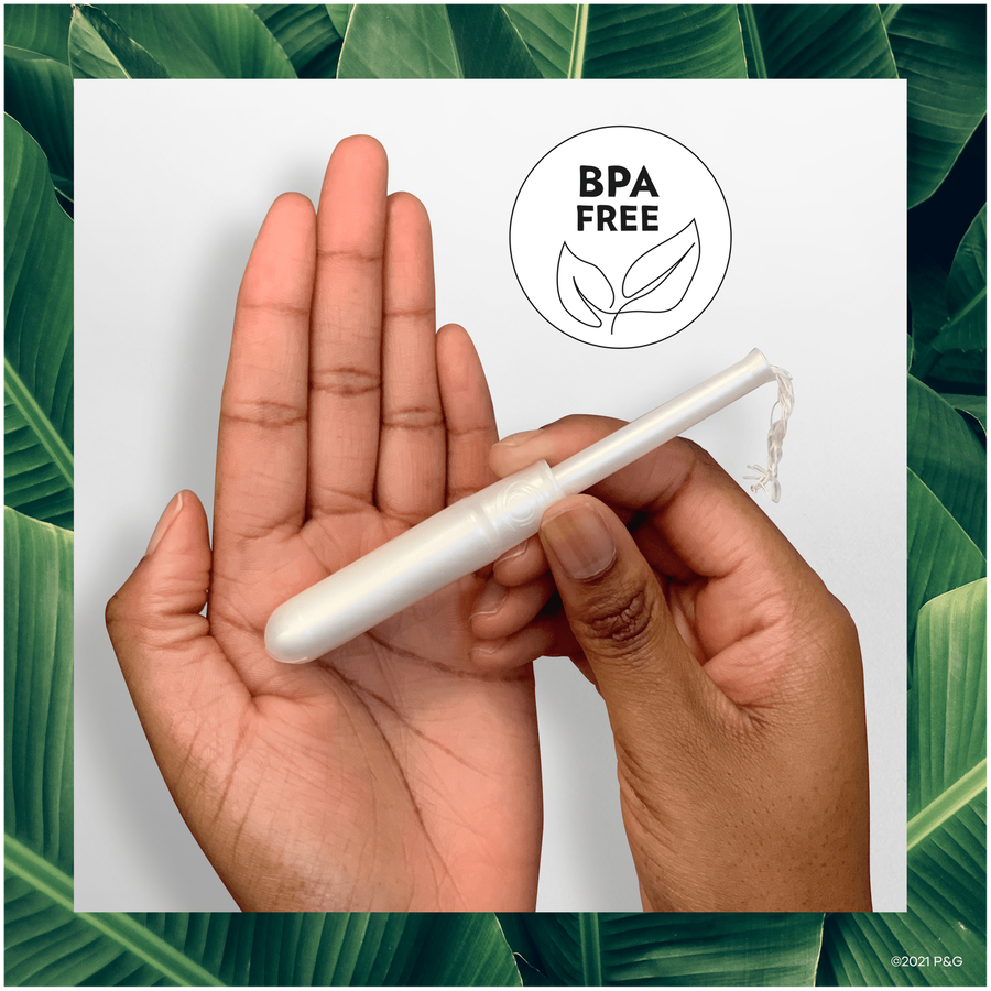 L. Organic Cotton Tampons with BPAfree Plastic Applicator